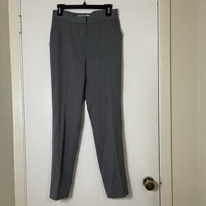 Max Mara gray virgin wool knit trouser pants size US 6 made in italy